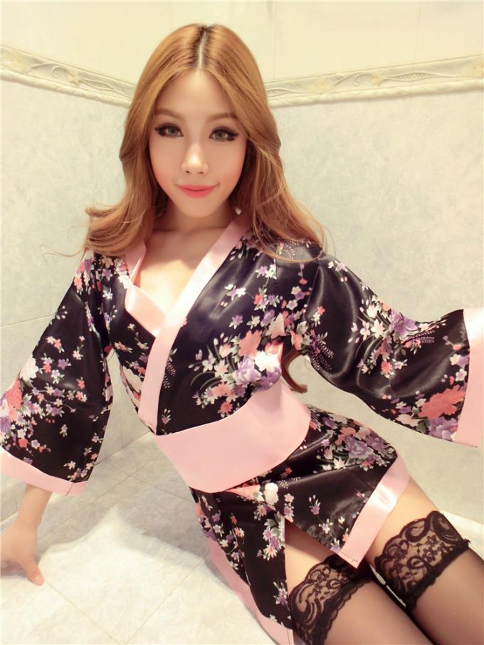 Hot-Salling Fioyia015 Japanese Kimono Soft and Comfortable Sexy Lingerie