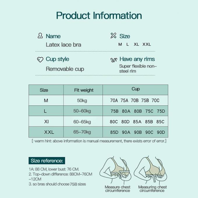 F2013 Comfortable Cotton Underwear, Breathable and Removable Foam Pad Sports Bra Lingerie