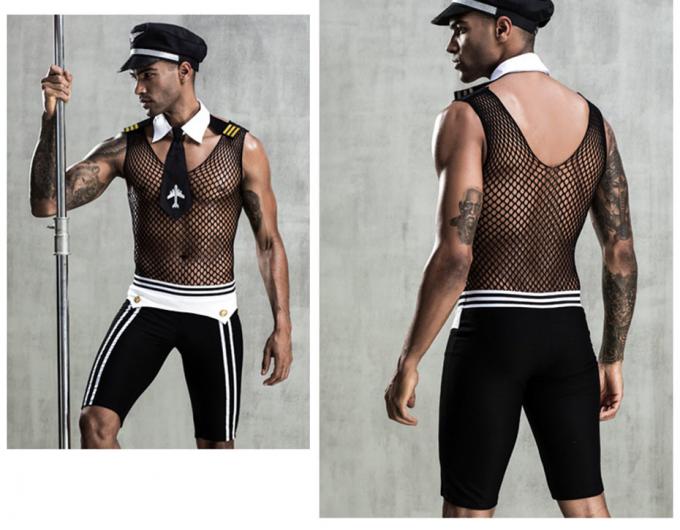 Porn Men Underwear Sexy Uniform Cosplay Lingerie Set Hot Erotic Costumes