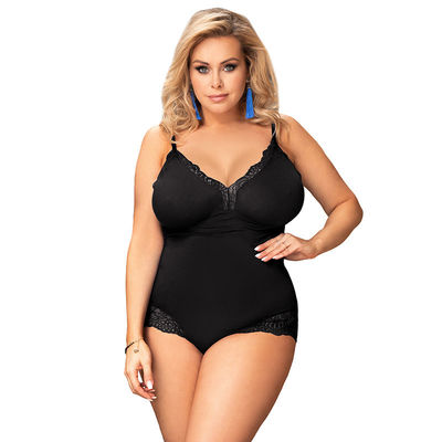 لباس زیر زنانه بچه گانه پلی استر گلورال پلاس سفید S-XL توری پاییزی ساسپندرز سکسی Onesie