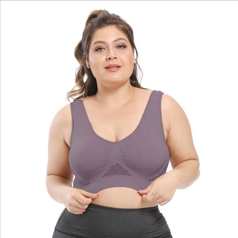 سوتین های زنانه بزرگ ورزشی یوگا 44C 44D 3XL 4XL لباس زیر توری نخی