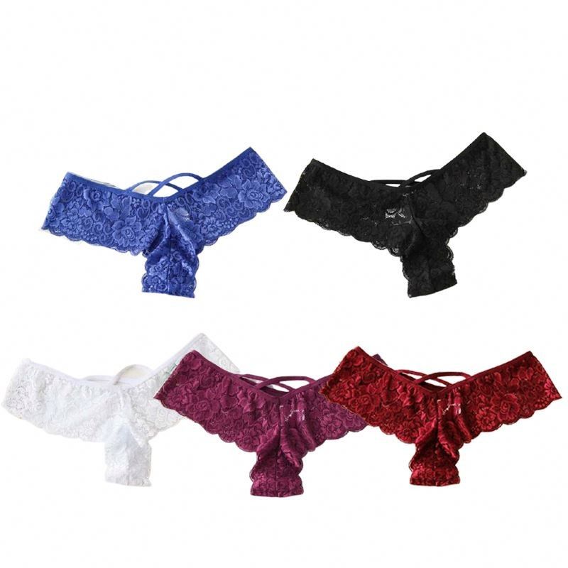 G-String 4XL 5XL نایلون مشکی توری لباس زیر زنانه سکسی
