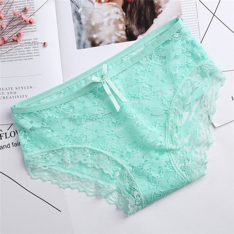 لباس زیر بدون درز نخی مشکی بافتنی سکسی Undies Spandex 3XL مش توخالی