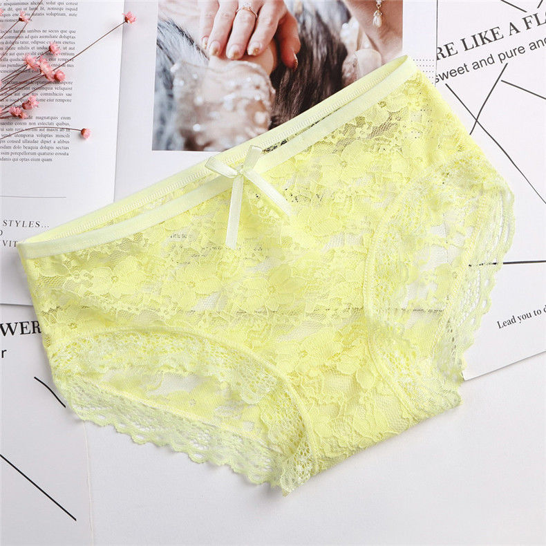 لباس زیر بدون درز نخی مشکی بافتنی سکسی Undies Spandex 3XL مش توخالی