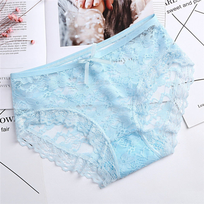 لباس زیر بدون درز نخی مشکی بافتنی سکسی Undies Spandex 3XL مش توخالی