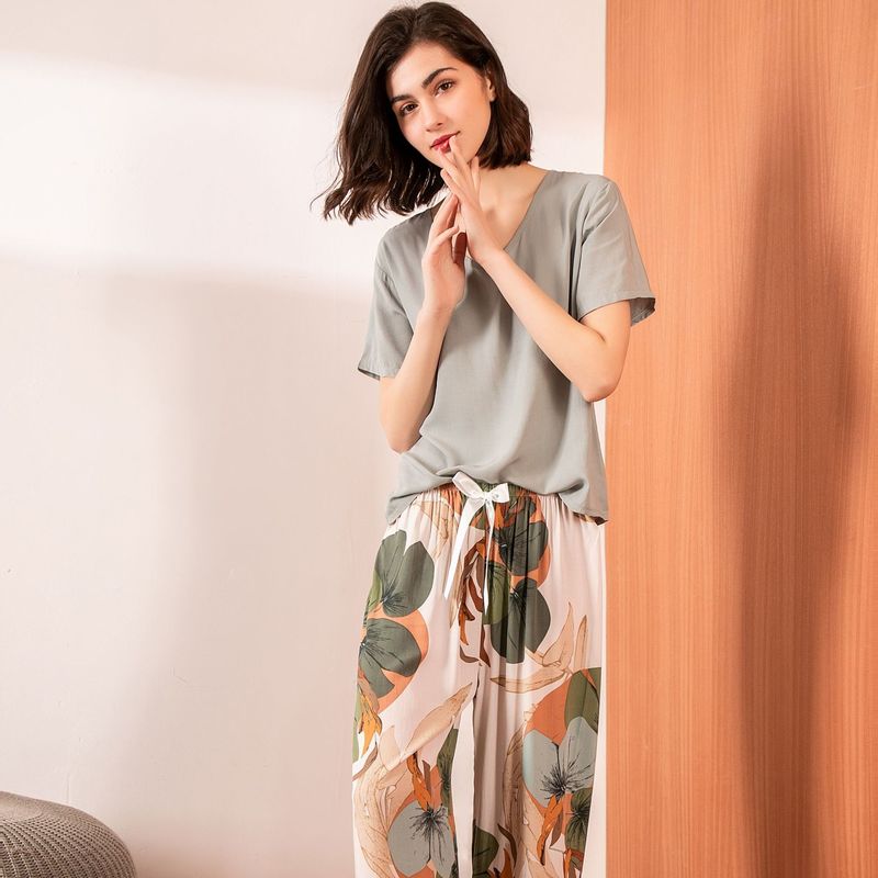 لباس خواب 3XL لباس خواب زنانه 62cm XS 2XL کت و شلوار شب ابریشمی برای خانم ها